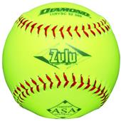 Diamond Zulu Red Stitch 11" Slowpitch Softball Diamond Zulu Red Stitch 11" Slowpitch Softball