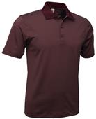 Baw Mens Mini Stripe Spandex Cool-Tek Polo Baw Mens Mini Stripe Spandex Cool-Tek Polo