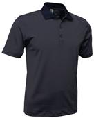 Baw Mens Mini Stripe Spandex Cool-Tek Polo Baw Mens Mini Stripe Spandex Cool-Tek Polo