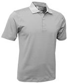 Baw Mens Mini Stripe Spandex Cool-Tek Polo Baw Mens Mini Stripe Spandex Cool-Tek Polo