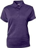 Baw Ladies Mini Stripe Cool-Tek Polo Baw Ladies Mini Stripe Cool-Tek Polo