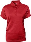 Baw Ladies Mini Stripe Cool-Tek Polo Baw Ladies Mini Stripe Cool-Tek Polo