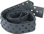 Flexible Rubber Belt Keeps Shirts Tucked In