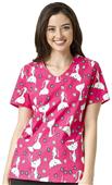 Zoe+Chloe Womens V-Neck Print Tops Zoe+Chloe Womens V-Neck Print Tops