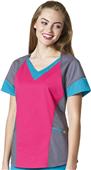 WonderWink Womens 7 Flex V-Neck Tri Top WonderWink Womens 7 Flex V-Neck Tri Top