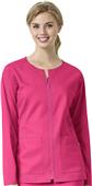 WonderWink Womens 7 Flex Zip-Front Jacket WonderWink Womens 7 Flex Zip-Front Jacket