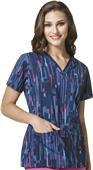WonderWink HP Womens V-Neck Print Top WonderWink HP Womens V-Neck Print Top
