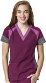 WonderWink Womens Four-Stretch Color Block Top WonderWink Womens Four-Stretch Color Block Top