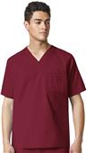 WonderFlex Mens Anchor V-Neck Pocket Scrub Top WonderFlex Mens Anchor V-Neck Pocket Scrub Top