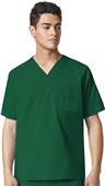 WonderFlex Mens Anchor V-Neck Pocket Scrub Top WonderFlex Mens Anchor V-Neck Pocket Scrub Top
