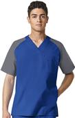 WonderFlex Mens Anchor V-Neck Pocket Block Top WonderFlex Mens Anchor V-Neck Pocket Block Top