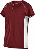 Alleson Women/Girls Two Button Fastpitch Jersey Alleson Women/Girls Two Button Fastpitch Jersey