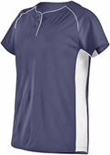 Alleson Women/Girls Two Button Fastpitch Jersey Alleson Women/Girls Two Button Fastpitch Jersey