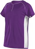 Alleson Women/Girls Two Button Fastpitch Jersey Alleson Women/Girls Two Button Fastpitch Jersey