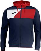 Joma Crew II Polyester Full Zip Hooded Jacket Joma Crew II Polyester Full Zip Hooded Jacket