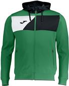 Joma Crew II Polyester Full Zip Hooded Jacket Joma Crew II Polyester Full Zip Hooded Jacket