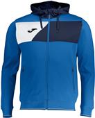 Joma Crew II Polyester Full Zip Hooded Jacket Joma Crew II Polyester Full Zip Hooded Jacket