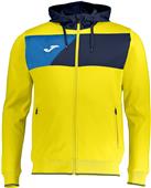 Joma Crew II Polyester Full Zip Hooded Jacket Joma Crew II Polyester Full Zip Hooded Jacket