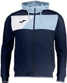 Joma Crew II Polyester Full Zip Hooded Jacket Joma Crew II Polyester Full Zip Hooded Jacket