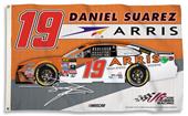 NASCAR Daniel Suarez #19 3' x 5' 2-Sided Flag NASCAR Daniel Suarez #19 3' x 5' 2-Sided Flag