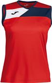 Joma Womens Crew II V-Neck Sleeveless Jersey Tee Joma Womens Crew II V-Neck Sleeveless Jersey Tee