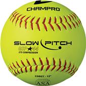Champro Game .44 Slow Pitch ASA Softballs CSB6Y Champro Game .44 Slow Pitch ASA Softballs CSB6Y