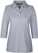 Devon & Jones Ladies Pima-Tech Oxford Pique Polo Devon & Jones Ladies Pima-Tech Oxford Pique Polo