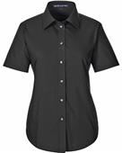 Devon & Jones Ladies Broadcloth Short Sleeve Shirt Devon & Jones Ladies Broadcloth Short Sleeve Shirt
