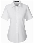 Devon & Jones Ladies Broadcloth Short Sleeve Shirt Devon & Jones Ladies Broadcloth Short Sleeve Shirt