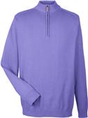 Devon & Jones Mens Manchester 1/4-Zip Sweater Devon & Jones Mens Manchester 1/4-Zip Sweater
