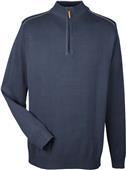 Devon & Jones Mens Manchester 1/4-Zip Sweater Devon & Jones Mens Manchester 1/4-Zip Sweater