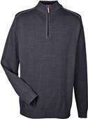 Devon & Jones Mens Manchester 1/4-Zip Sweater Devon & Jones Mens Manchester 1/4-Zip Sweater