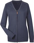 Devon & Jones Ladies Manchester Full-Zip Sweater Devon & Jones Ladies Manchester Full-Zip Sweater