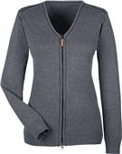 Devon & Jones Ladies Manchester Full-Zip Sweater Devon & Jones Ladies Manchester Full-Zip Sweater