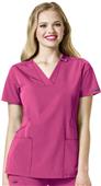 WonderWink HP Womens Sequence V-Neck Scrub Top WonderWink HP Womens Sequence V-Neck Scrub Top