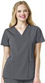 WonderWink HP Womens Sequence V-Neck Scrub Top WonderWink HP Womens Sequence V-Neck Scrub Top