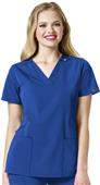 WonderWink HP Womens Sequence V-Neck Scrub Top WonderWink HP Womens Sequence V-Neck Scrub Top