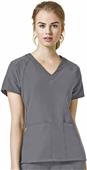 WonderWink Four-Stretch Womens V-Neck Scrub Top WonderWink Four-Stretch Womens V-Neck Scrub Top