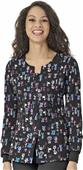 WonderWink Four-Stretch Womens Sporty Scrub Jacket WonderWink Four-Stretch Womens Sporty Scrub Jacket