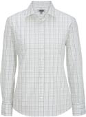 Edwards Womens Tattersall Poplin Shirt Edwards Womens Tattersall Poplin Shirt