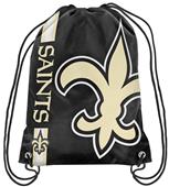NFL New Orleans Saints Drawstring Backpack NFL New Orleans Saints Drawstring Backpack