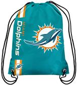NFL Miami Dolphins Drawstring Backpack NFL Miami Dolphins Drawstring Backpack
