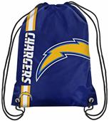 NFL Los Angeles Chargers Drawstring Backpack NFL Los Angeles Chargers Drawstring Backpack
