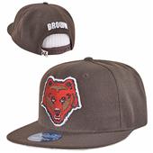 WRepublic Brown University College Snapback Cap WRepublic Brown University College Snapback Cap