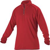 Alleson Womens Heather Gameday 1/4 Zip Jacket Alleson Womens Heather Gameday 1/4 Zip Jacket