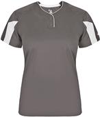 Badger Ladies/Girls Stricker Placket Jersey Badger Ladies/Girls Stricker Placket Jersey