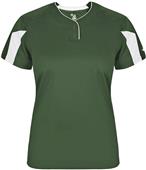 Badger Ladies/Girls Stricker Placket Jersey Badger Ladies/Girls Stricker Placket Jersey