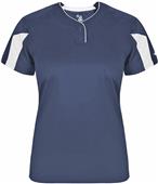 Badger Ladies/Girls Stricker Placket Jersey Badger Ladies/Girls Stricker Placket Jersey