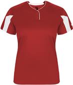 Badger Ladies/Girls Stricker Placket Jersey Badger Ladies/Girls Stricker Placket Jersey