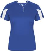 Badger Ladies/Girls Stricker Placket Jersey Badger Ladies/Girls Stricker Placket Jersey